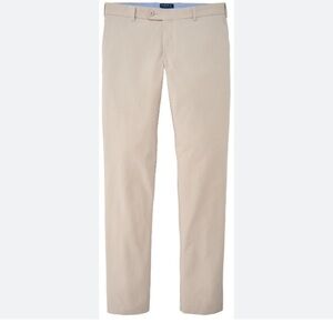 Peter‎ Millar Men’s Wicking Performance Wear Khaki Golf Chinos-Size 34/34